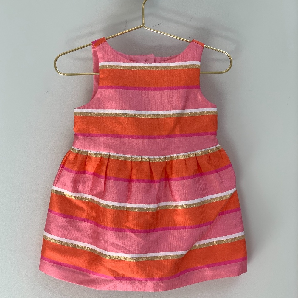 Janie and Jack Clementine Striped Dress [12-18M]